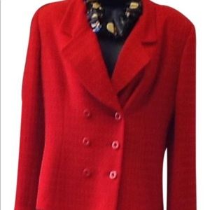 Jacket and skirt suit.